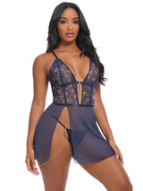 Oh la la Cheri Bleu Chemise