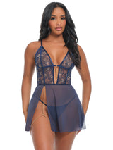 Oh la la Cheri Bleu Chemise