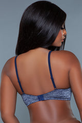 BeWicked Miss Me Bra Blue