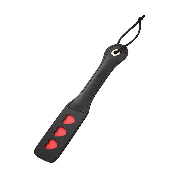 Sportsheets 12" Leather Heart Impression Paddle