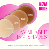 Neva Nude Ice Queen Skin Invisible Reusable Silicone Pasties - Nude