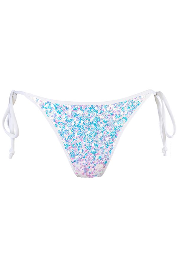 Axami 12123 Luxury Shimmer Sequins Cheeky Bikini Bottom