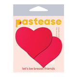 Pastease Basic Heart Black Light Reactive - Neon Red