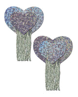 Pastease Tassel Glitter Heart - Silver