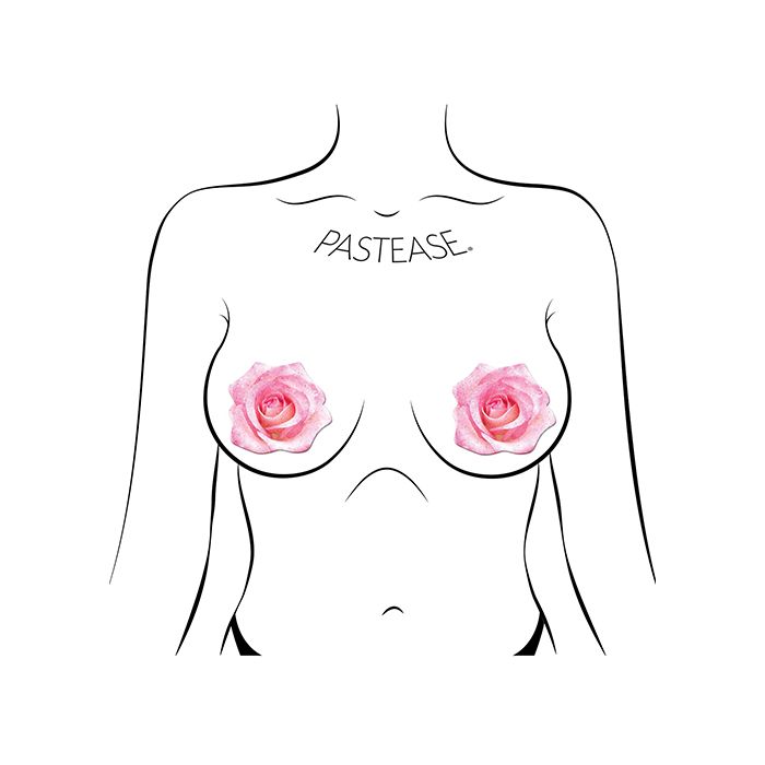 Pastease Premium Glitter Velvet Blooming Rose - Pink Festival