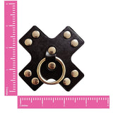 Neva Nude Burlesque Pierced N' Punked Leather Metal X Silicone Reusable Pasties