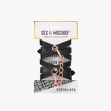Sex & Mischief Brat Handcuffs Rose Gold/Black