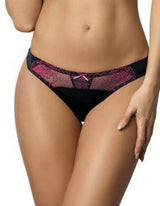 Gorteks Pamela Thong Black/Fuchsia