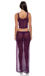 Forplay Feel Me Textured Lace Bustier Lingerie Set