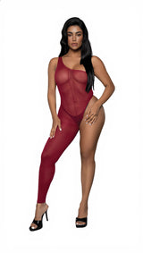 BeWicked Queen Tell Me You're Mine Bodystocking Burgundy