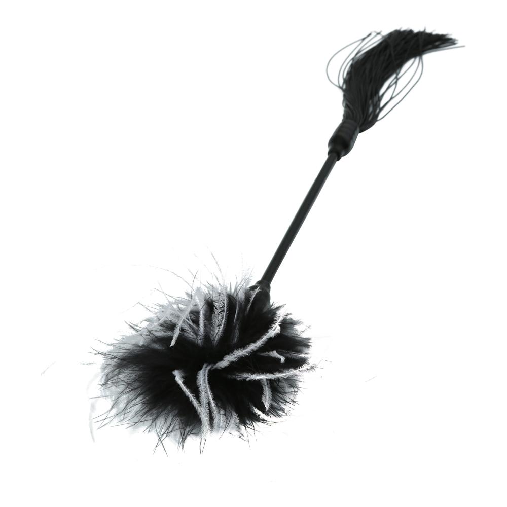Sex & Mischief Whip & Tickle - Black/White