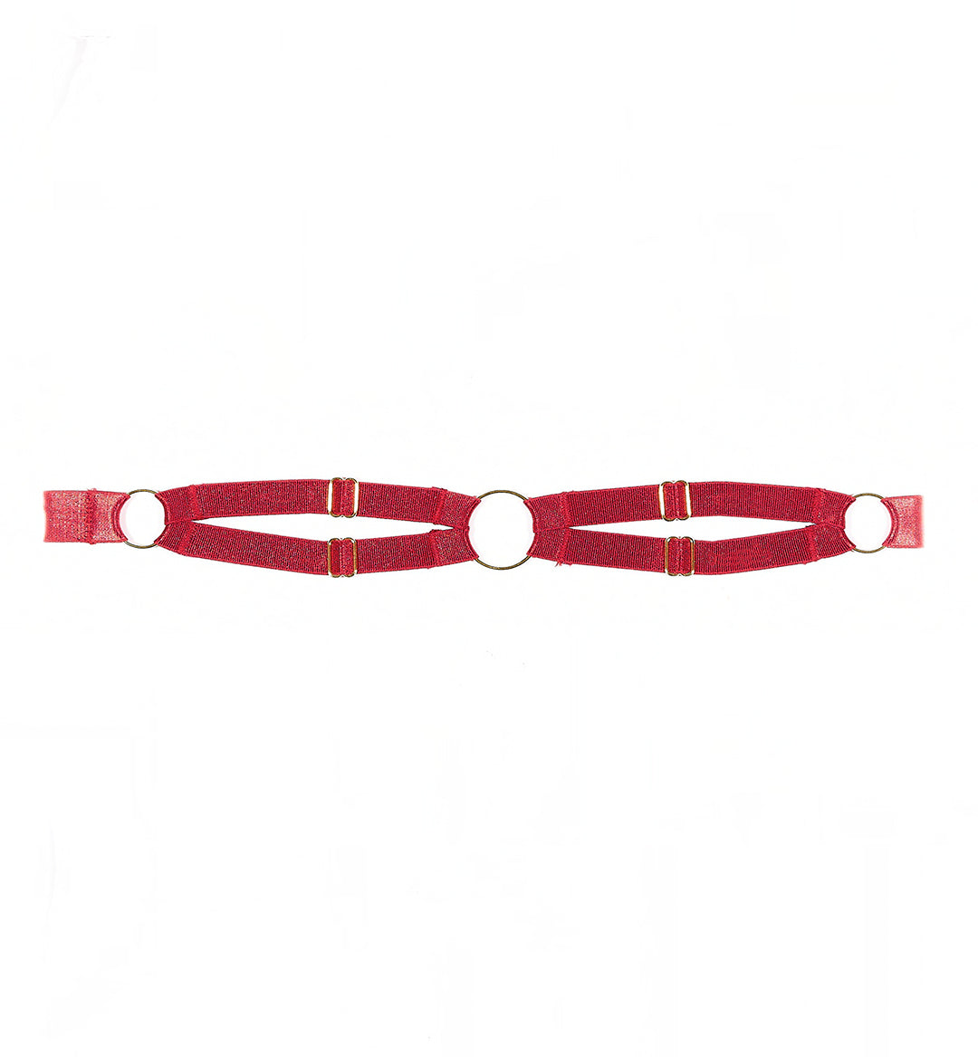 Allure Adore Come with Me Leg Garters (Pair) Red