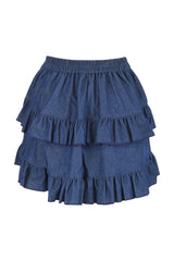Daisy Corsets Lavish 2 PC Mint Green Brocade Corset & Denim Skirt Set