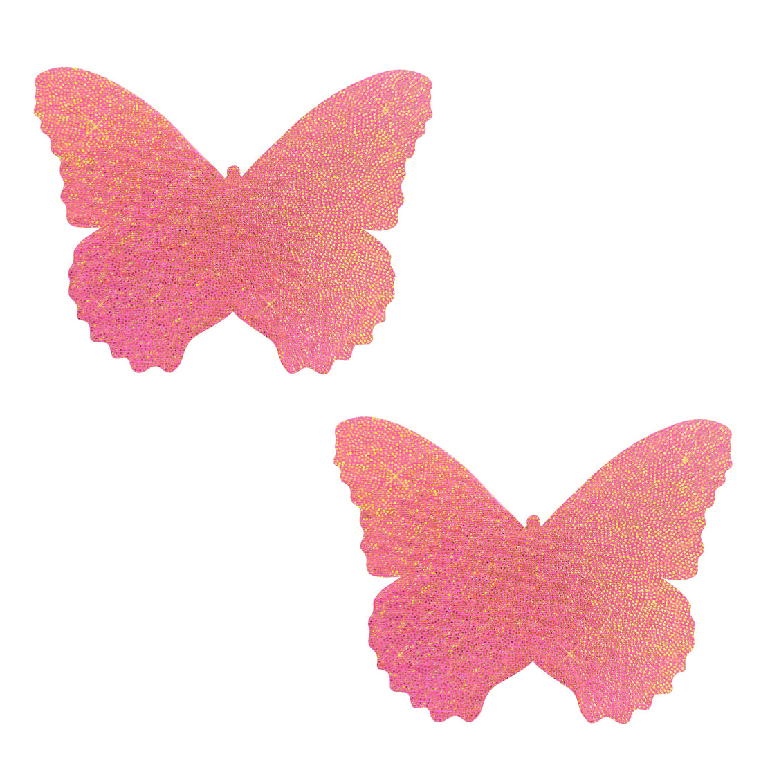Neva Nude Bella Rosa Shimmer Butterfly Pasties - Pink/Gold