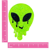 Neva Nude Super Sparkle Blacklight Glitter Melty Alien Pasties - Green