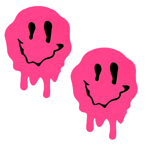 Neva Nude Strawberry Fruitella Blacklight Melty Face Pasties - Pink
