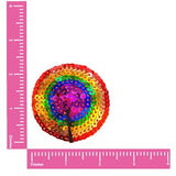 Neva Nude Rainbow Tassel Reusable Silicone Pasties - Multicolor