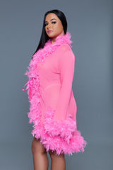 BeWicked Lux Robe Neon Pink