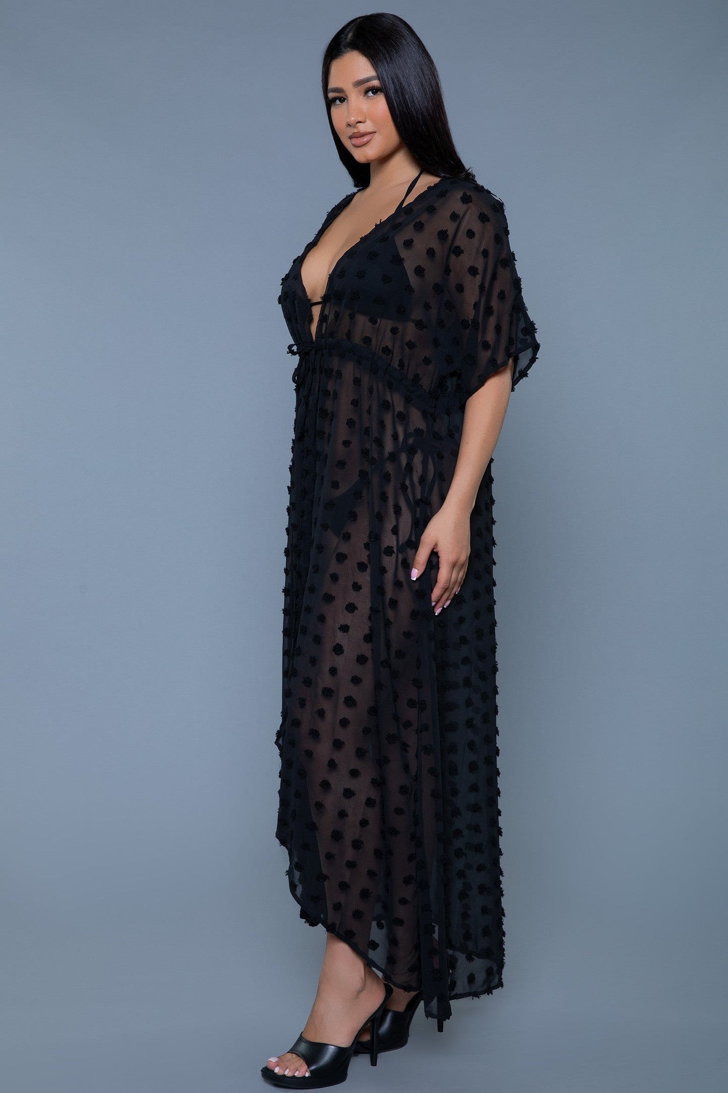 BeWicked Swimwear Alice Cover-Up Maxi Dress Black