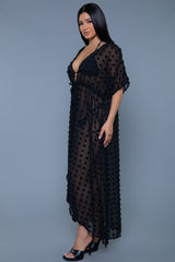 BeWicked Alice Cover-Up Maxi Dress Black
