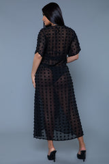 BeWicked Alice Cover-Up Maxi Dress Black