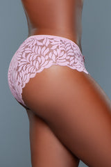 Be Wicked Livvy Hipster 3 Pack Pink/Peach/Grey