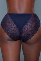 Be Wicked Tracy Brief 3 Pack Peach/Raspberry/Navy Blue