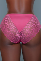 Be Wicked Tracy Brief 3 Pack Peach/Raspberry/Navy Blue