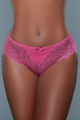Be Wicked Tracy Brief 3 Pack Peach/Raspberry/Navy Blue