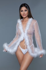 Be Wicked Bou Robe White