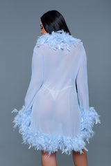 Be Wicked Lux Robe Periwinkle