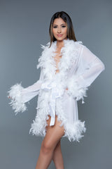 Be Wicked Lux Robe White