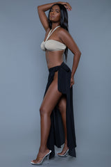 BeWicked Claire Cover-Up Skirt Black