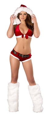 Roma Costume 3pc Santa's Little HoHoHo Sexy Set Velvet