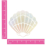 Neva Nude Holographic Mermaid Shell Nipple Cover Pasties