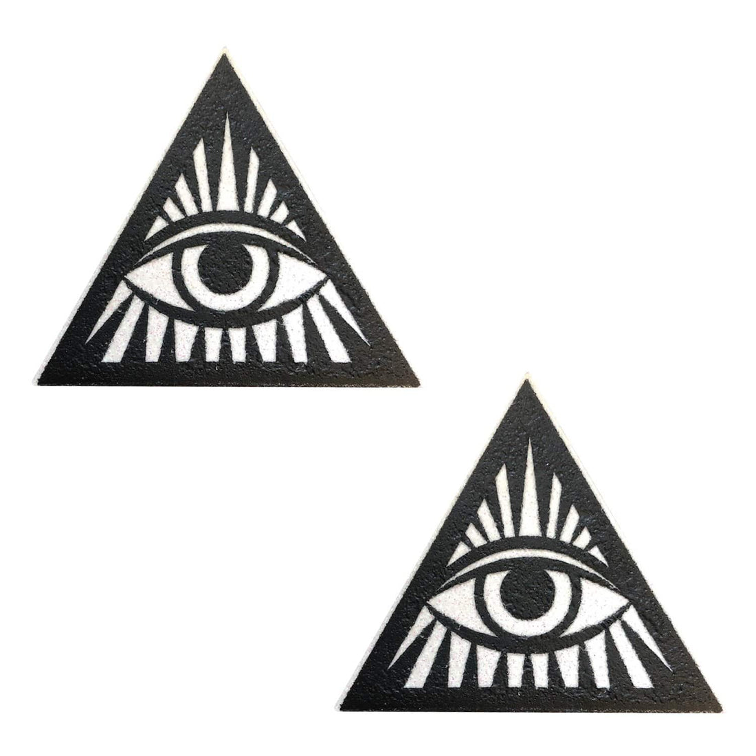 Neva Nude Eye of Providence Pasties - Black/White