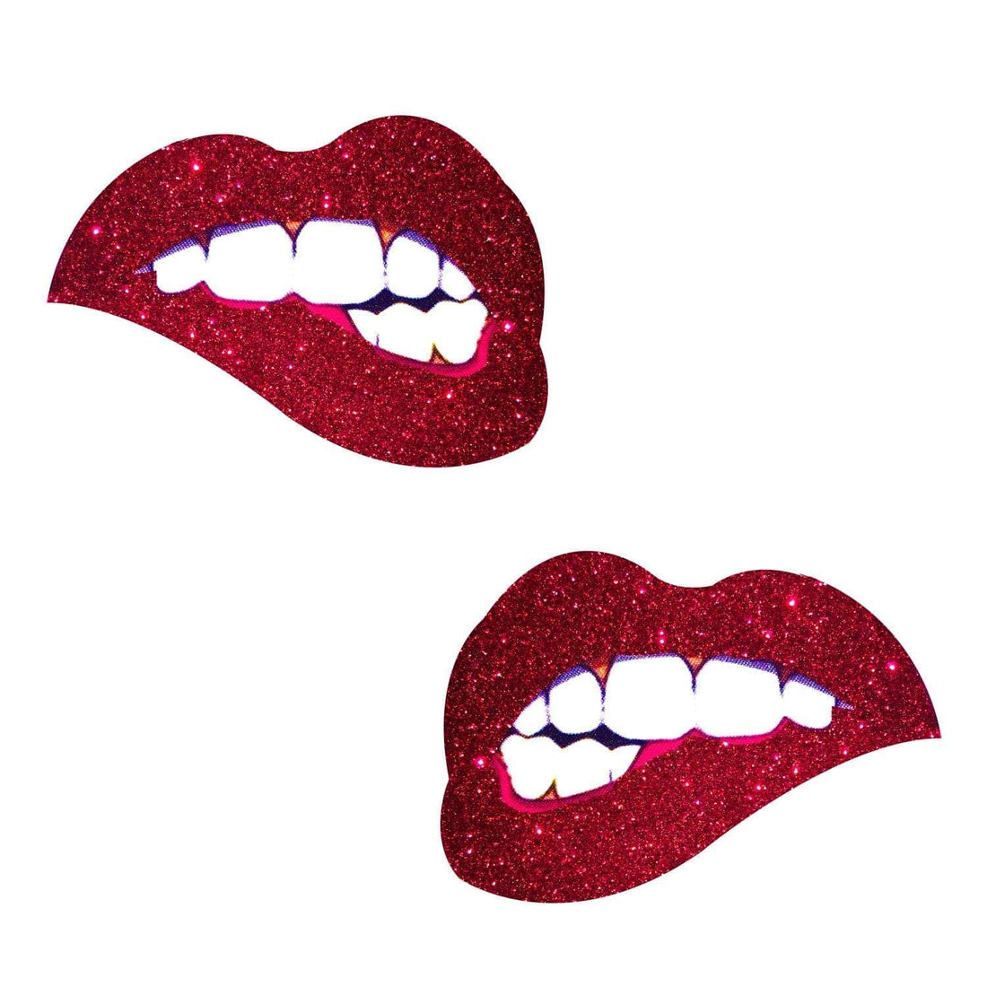Neva Nude Freaking Awesome Glitter Bite Me Lip Pasties - Red