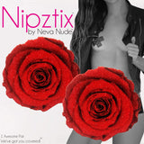 Neva Nude Freaking Awesome Roses Are Red Pasties - Red