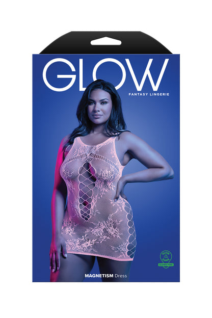 Fantasy Glow Black Light Magnetism Dress Queen