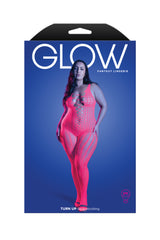Fantasy Lingerie Queen Glow Turn Up Bodystocking