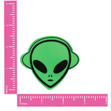 Neva Nude Kanye The Alien Holographic Pasties - Glow-in-the-Dark Green