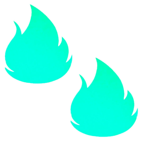 Neva Nude Flirty Flame Pasties - Glow-in-the-Dark