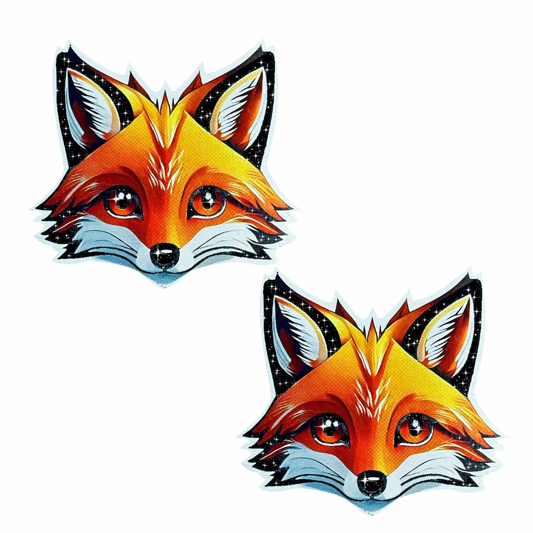 Neva Nude What Did The Fox Say Glitter Pasties - Orange