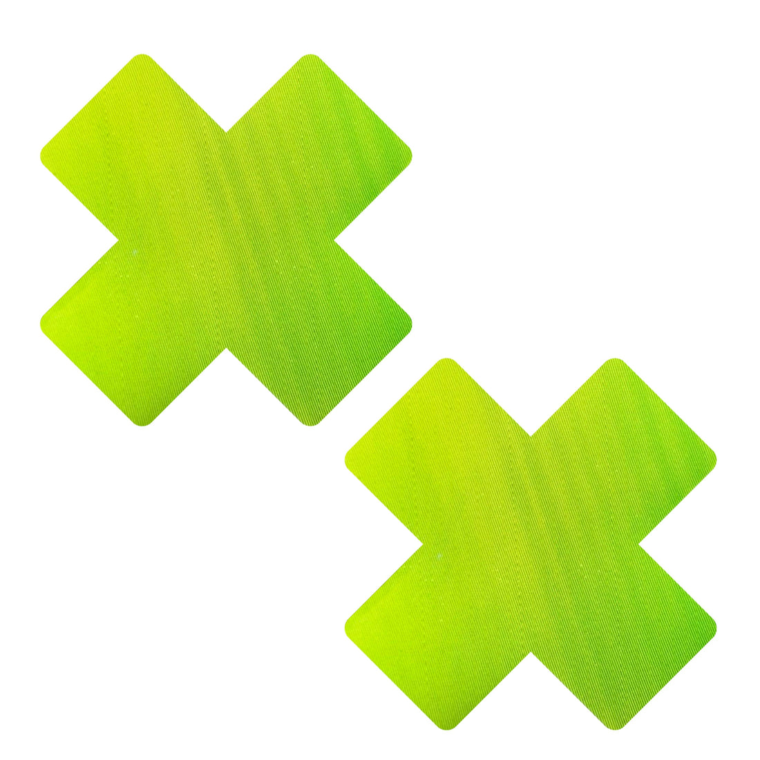 Neva Nude Chameleon Color Changing X Factor Pasties - Green/Yellow