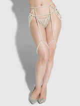 House of Desire Draped Pearl Garter