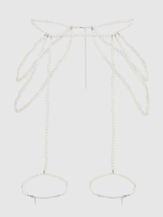 House of Desire Draped Pearl Garter