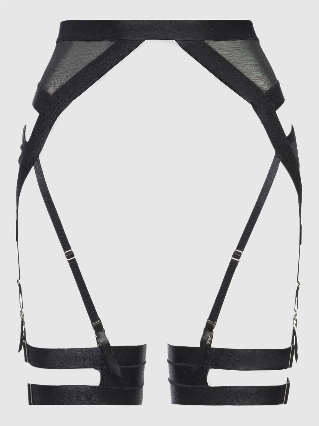 House of Desire Queen Devon Elastic Garter Black