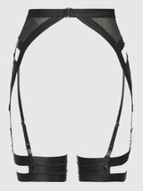 House of Desire Queen Devon Elastic Garter Black