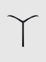 House of Desire Queen Devon Elastic Strappy X Front G-string Black