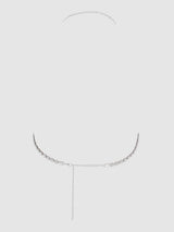 Rhinestone Multi Stone Bra Silver